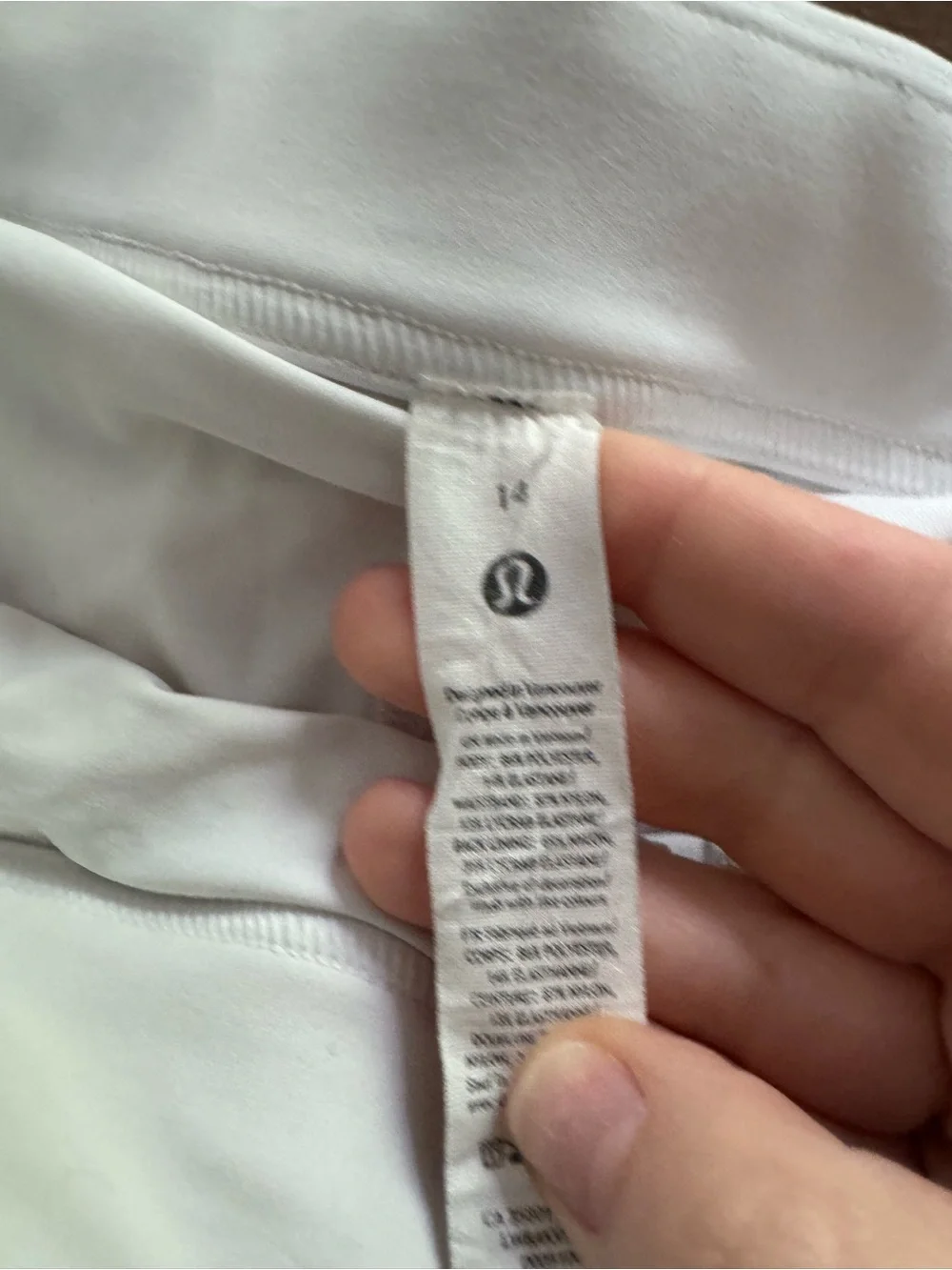 lululemon athletica White RePleat High-Rise Tennis Skort Size 14
